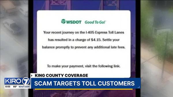 Scammers targeting Good To Go customers by text message