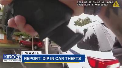 Report: Car thefts down across Western Washington