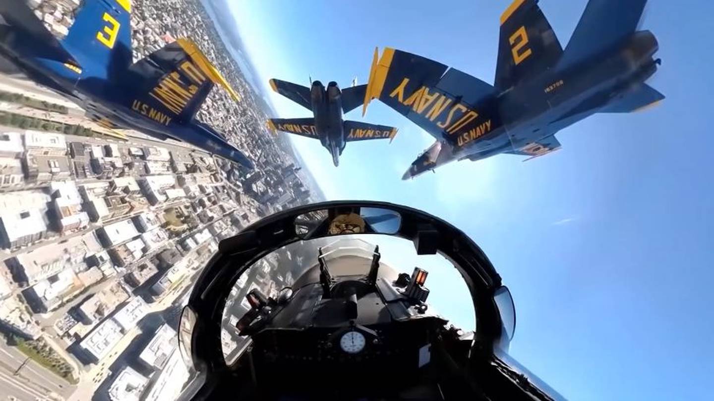 VIDEO Blue Angels take flight KIRO 7 News Seattle