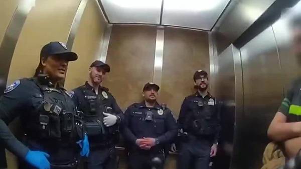 Tacoma PD Stuck in Elevator