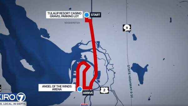 Procession route for fallen WSP Trooper Christopher Gadd