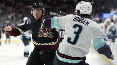 Dylan Guenther scores in OT, Coyotes send Kraken to 7th straight loss with 2-1 victory