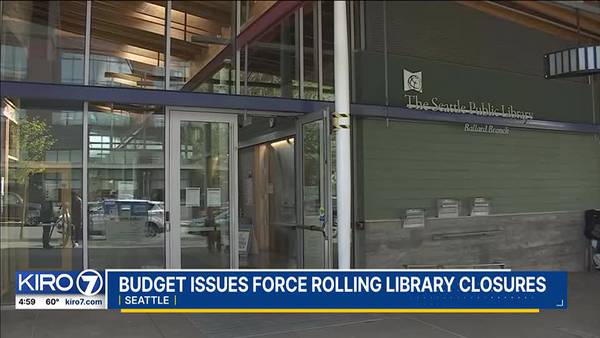 Budget issues forcing rolling closures at Seattle Public Libraries