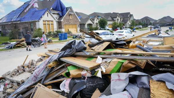 Storms damage homes in Oklahoma and Kansas. But in Houston, most power is restored