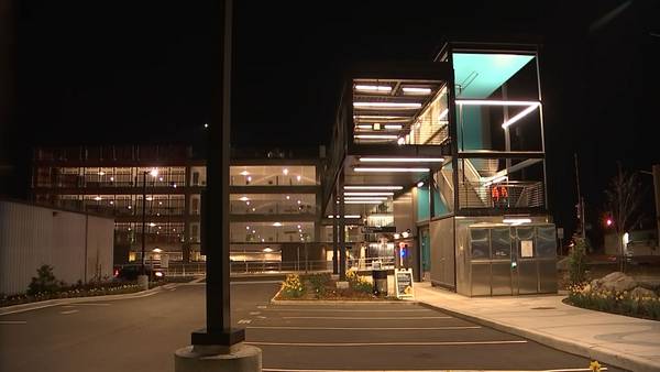 Puyallup Station’s new five-level parking garage opens Monday
