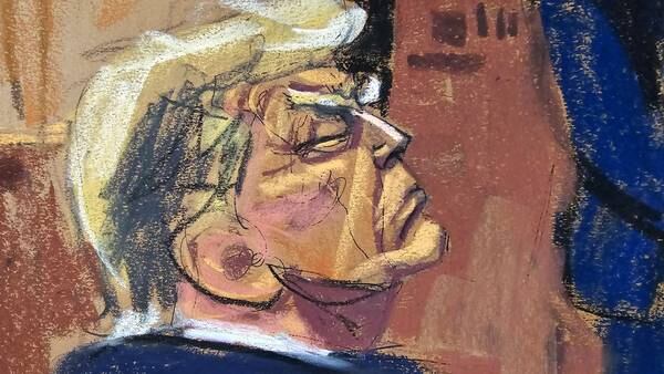 Courtroom sketch artists capture history at Trump's hush money trial. Here are some of the best.