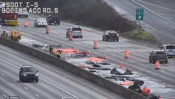 Revive I-5 work to close lanes in South Seattle this weekend