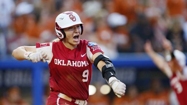 Oklahoma softball wins 48th straight game to set NCAA win streak record, reach Women's College World Series