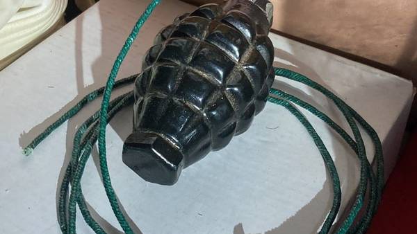 Arizona man facing federal charges for refusing to give up live grenade