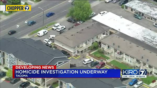 VIDEO: Homicide investigation underway in Tacoma