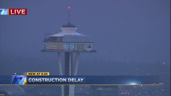Renovation delays at Space Needle push back re-opening of restaurant