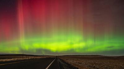 PHOTOS: Amateur photographer captures aurora borealis in Eastern Washington