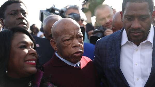 Photos: John Lewis joins marchers for 55th anniversary of Bloody Sunday