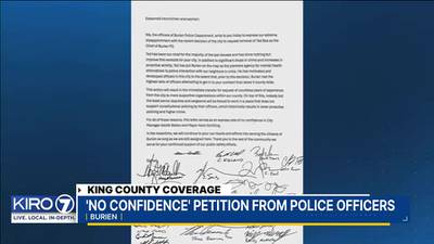 Burien 'No Confidence' Petition from Officers