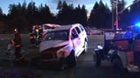 Lakewood police pursuit ends in multi-car collision in Pierce County