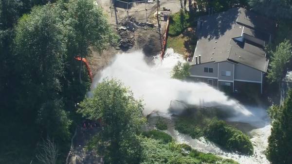 VIDEO: Several families displaced due to water main break