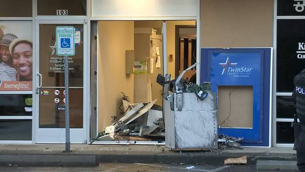 Thieves lose ATM ripped out of Lakewood credit union
