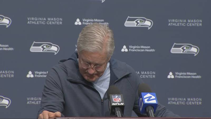 Pete Carroll at his final press conference as Seahawks head coach