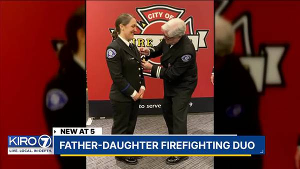 Father-daughter firefighting duo