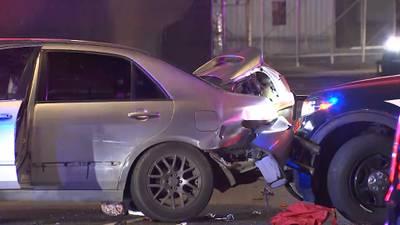 PHOTOS: Crash involving Seattle Police SUVs, car