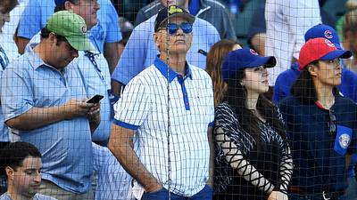 Bill Murray celebrates Cubs' first full-capacity game, leads Wrigley Field  in 'Take Me out to the Ball Game
