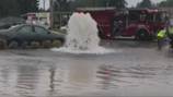 Semi-truck driver runs over fire hydrant in Puyallup, floods nearby homes, business