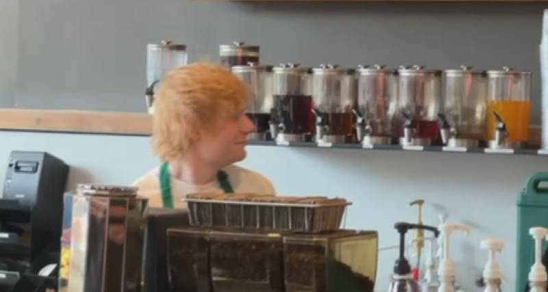 Ed Sheeran Pike Place Starbucks