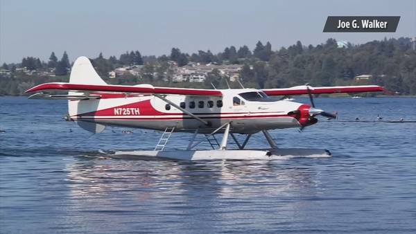VIDEO: Floatplane to be recovered from Puget Sound