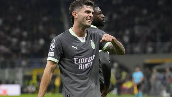 Pulisic's goal from a corner helps Milan to Champions League win. Monaco stays unbeaten