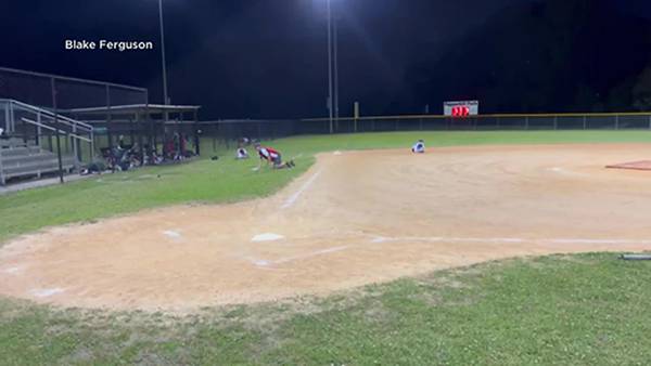 RAW: Nearly 100 gunshots send youth baseball teams ducking for safety