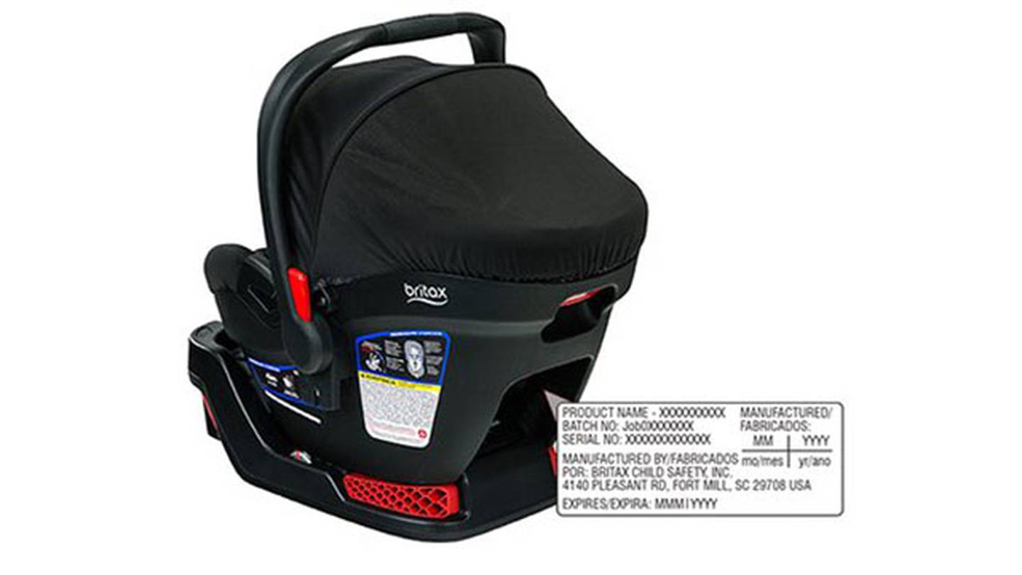 Britax chest clip recall online