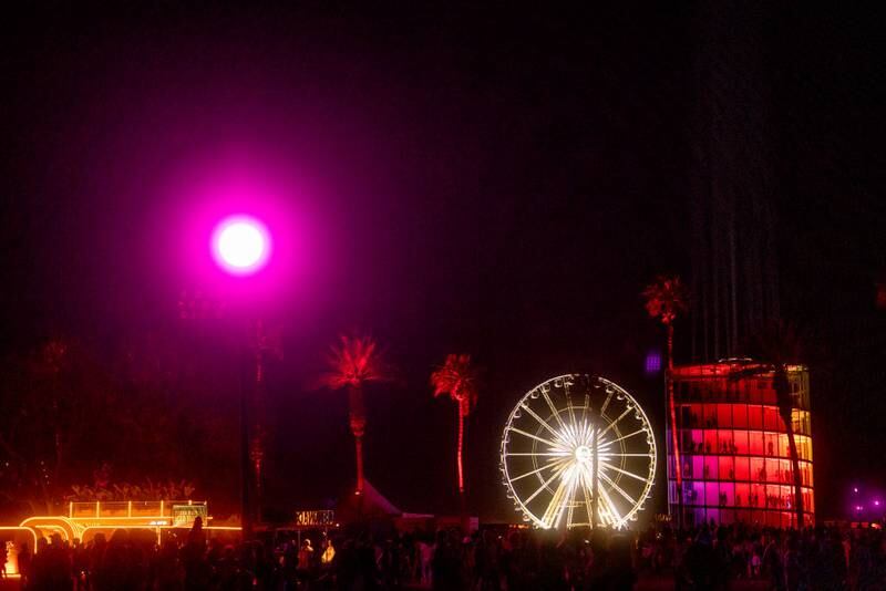 INDIO, CALIFORNIA - APRIL 13:  A view of the atmosphere at the 2024 Coachella Valley Music and Arts Festival at Empire Polo Club on April 13, 2024 in Indio, California. (Photo by Emma McIntyre/Getty Images for Coachella)