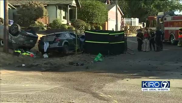 Tacoma police investigating fatal crash, searching for driver who fled scene