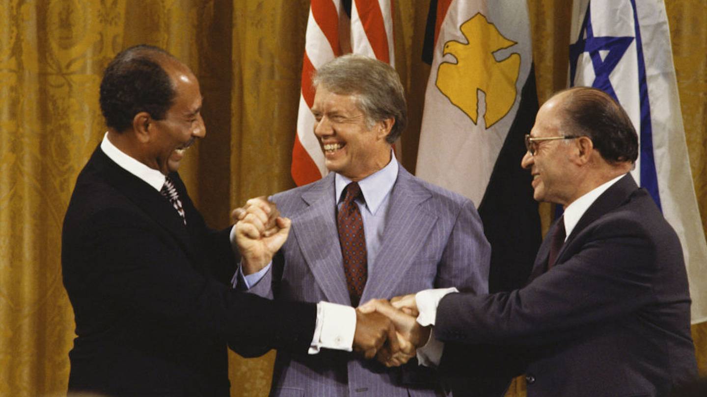 The accord was brokered by President Jimmy Carter in September 1978.