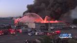 VIDEO: Fire still smoldering in Everett