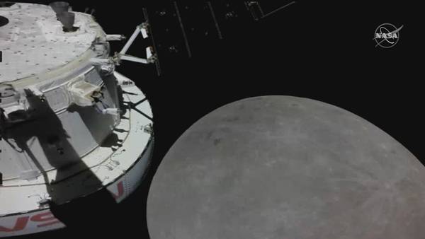 Orion space capsule passes within 80 miles of Moon’s surface