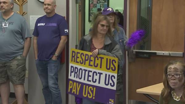 Families protest ahead of Marysville School District’s budget meeting
