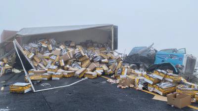 PHOTOS: 30 vehicles involved in I-90 crash