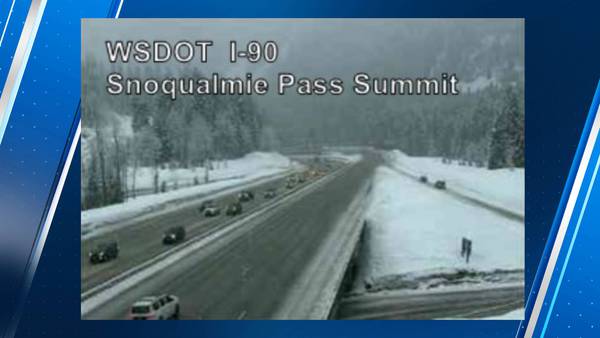 Eastbound I-90 reopens west of Snoqualmie Pass summit after spinouts