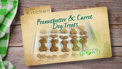 Peanut Butter Carrot Dog Treats