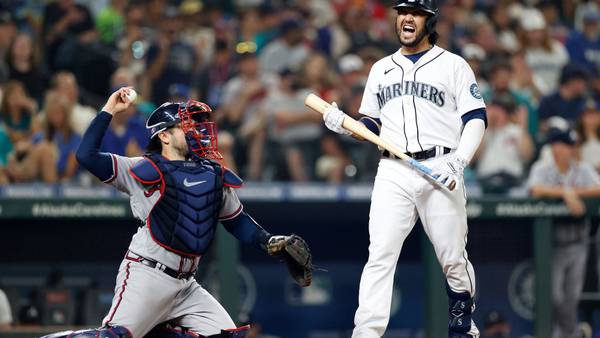 Mariners use 2 homers, Kirby’s pitching to stop Braves 3-1