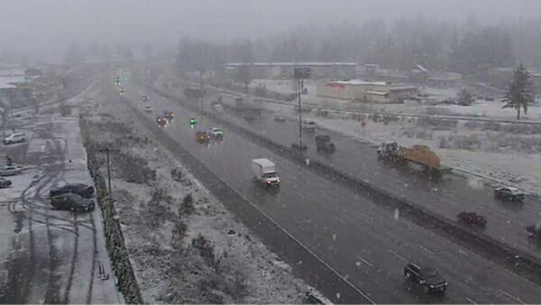 Burst of snow returns to Western Washington, heavy rain expected to follow