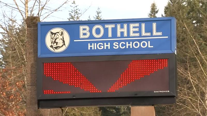 Bothell High School sign