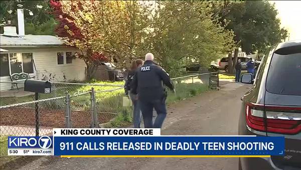 911 call released in deadly Renton teen shooting