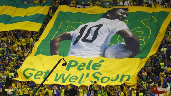 Soccer great Pelé reportedly receiving end-of-life care in Brazil