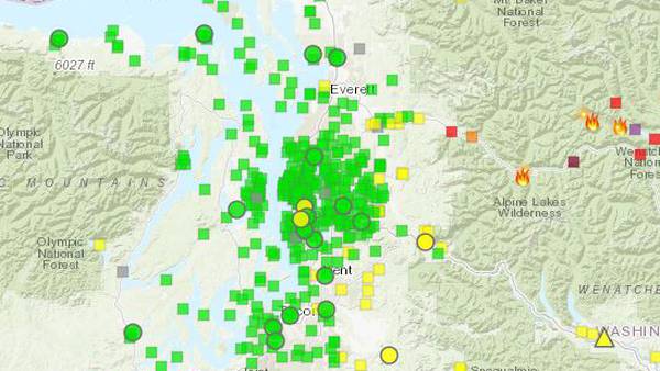 Air quality improves across Western Washington