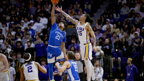 Tyrell Ward lifts LSU past No. 17 Kentucky with wild tip-in buzzer-beater