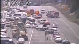 Three lanes of southbound I-5 temporarily closed for collision in Federal Way