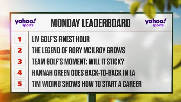 Monday Leaderboard: LIV Golf's big win, Rory McIlroy's legend grows