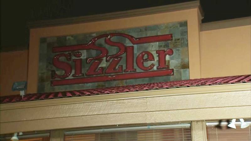 The crash happened at the Sizzler restaurant in the 10200 block of South Tacoma Way.